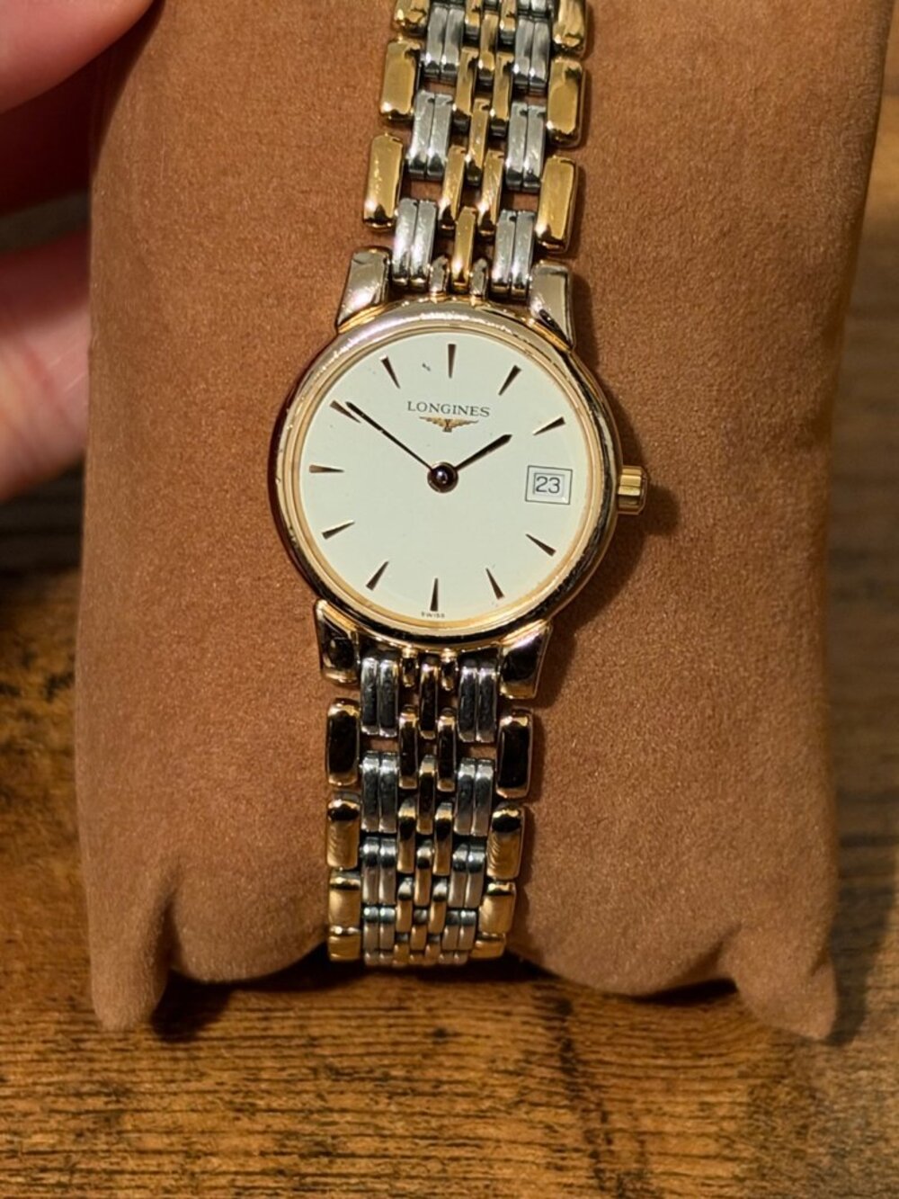 Longines La Grande Classique Women's Two-Tone White Dial Date - 24mm - Picture 1 of 9